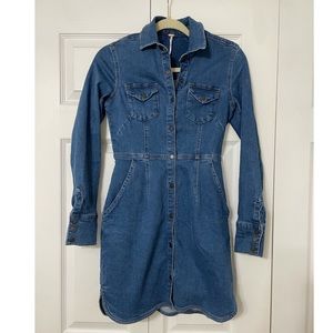 Free People denim dress